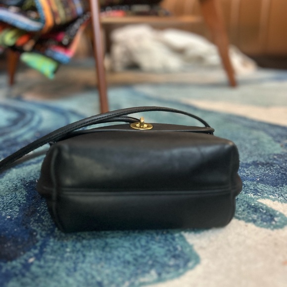 VTG Coach Quincy Black Crossbody Bag 9919 - Picture 5 of 11